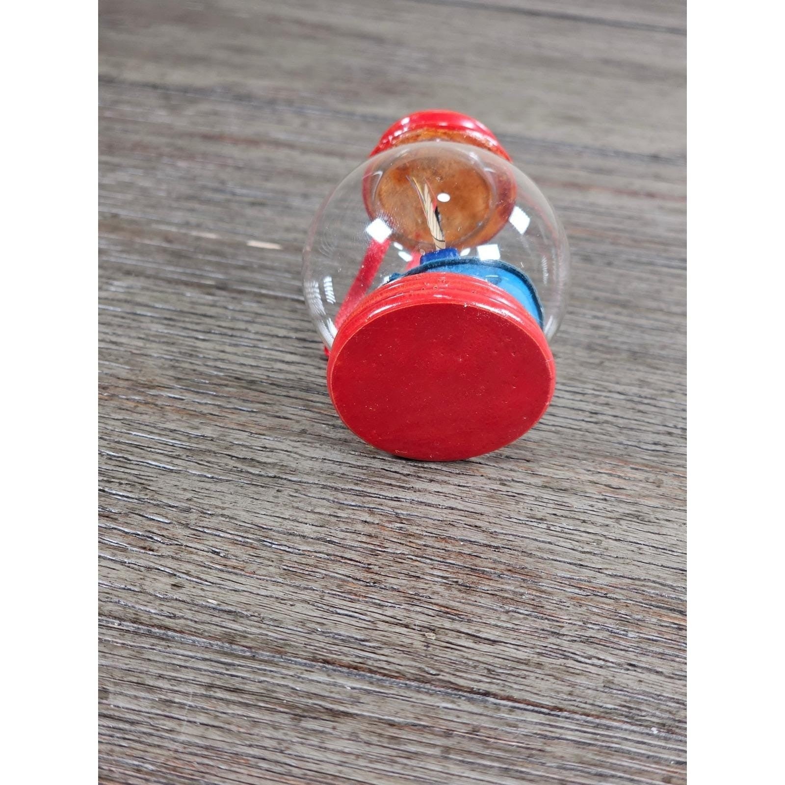 Vintage Style Sailboat Lantern Ornament Wood Glass Nautical Decor