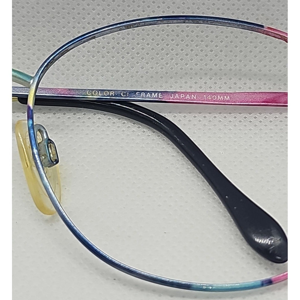 Charmant 4223 Designer Eyeglass Frames Only Teal Speckled 56-18-140