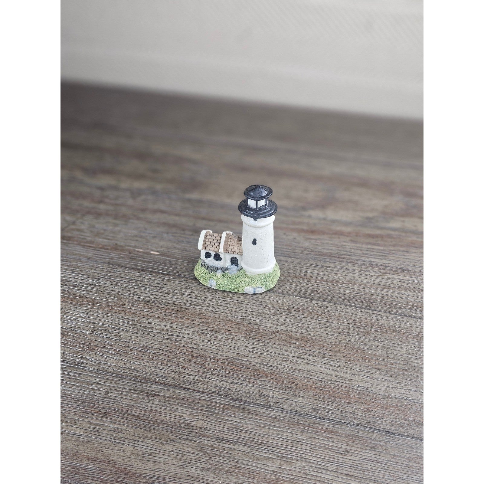 Mini Nautical Lighthouse Figurine Coastal Resin 3 Inch Decor