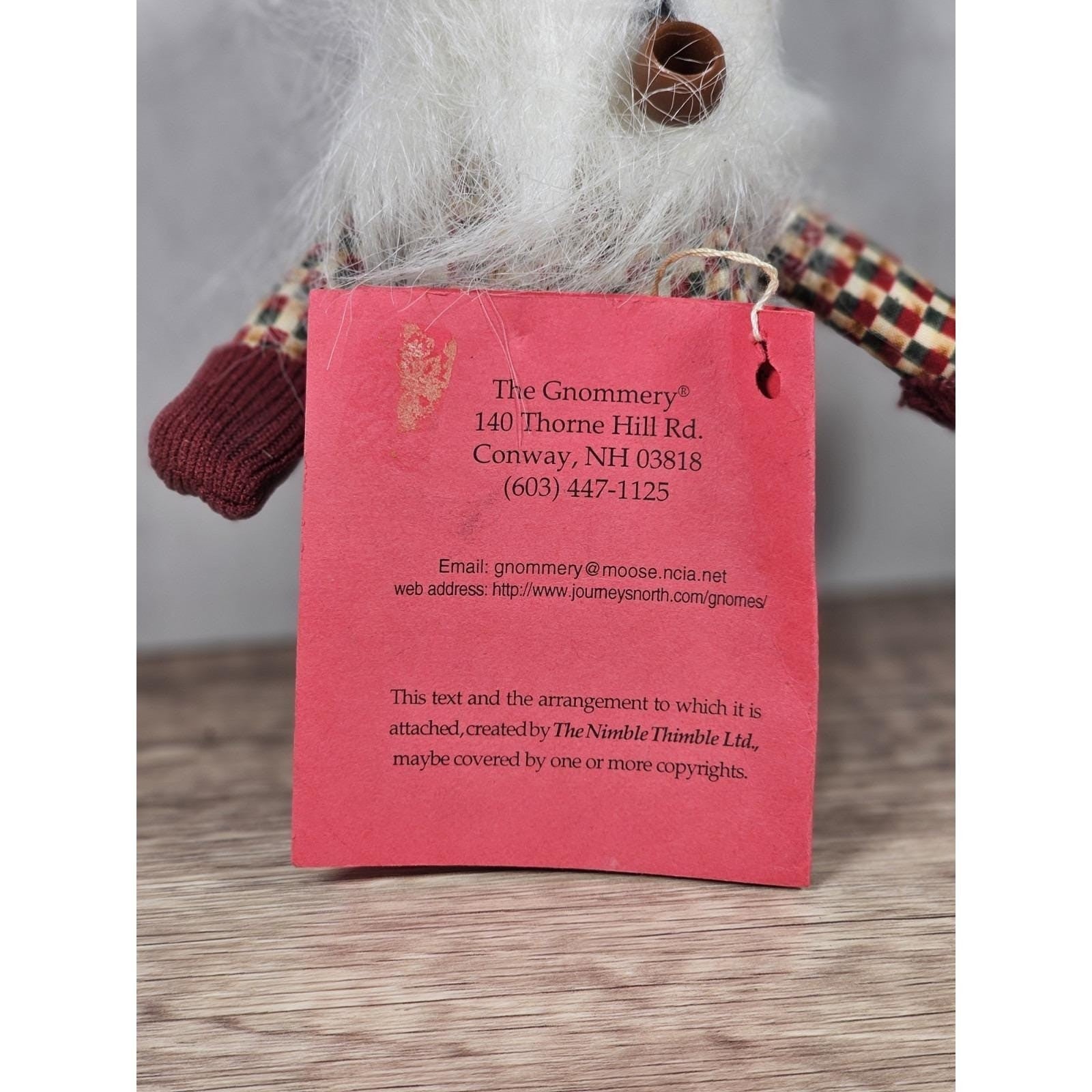 Winter Gnome Shelf Sitter Rustic Christmas Decor 8 Inch