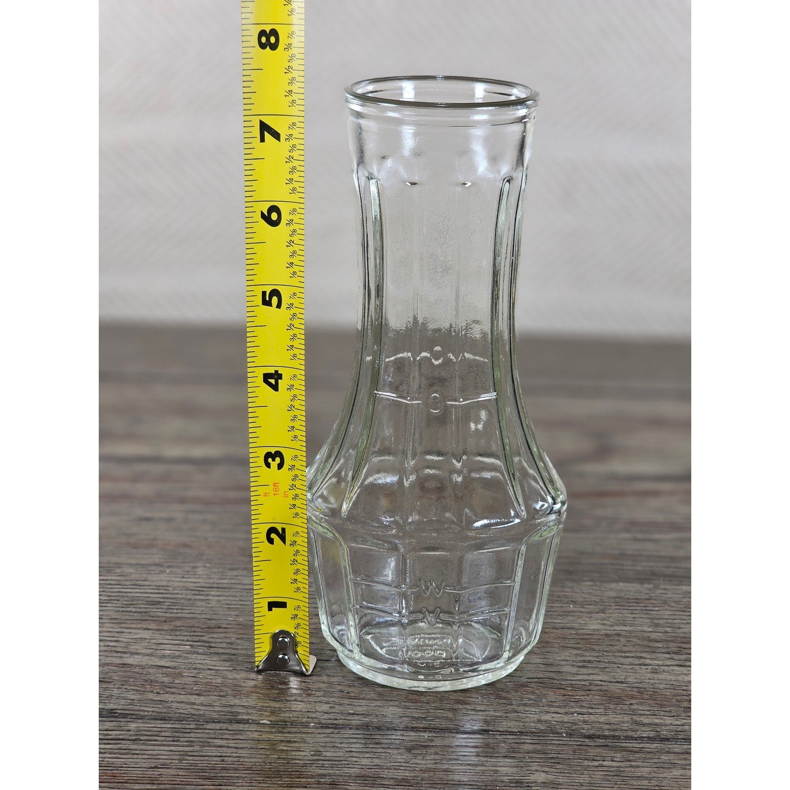 Vintage Good Seasons Glass Cruet Bottle 7.5" No Lid Vase