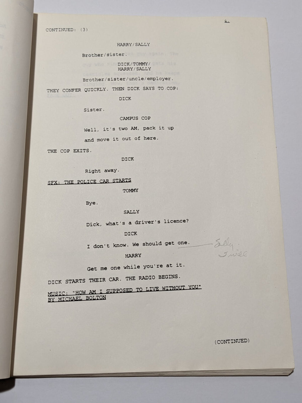 3rd Rock from the Sun First Draft Script “Truth or Dick” TV Sitcom 1995