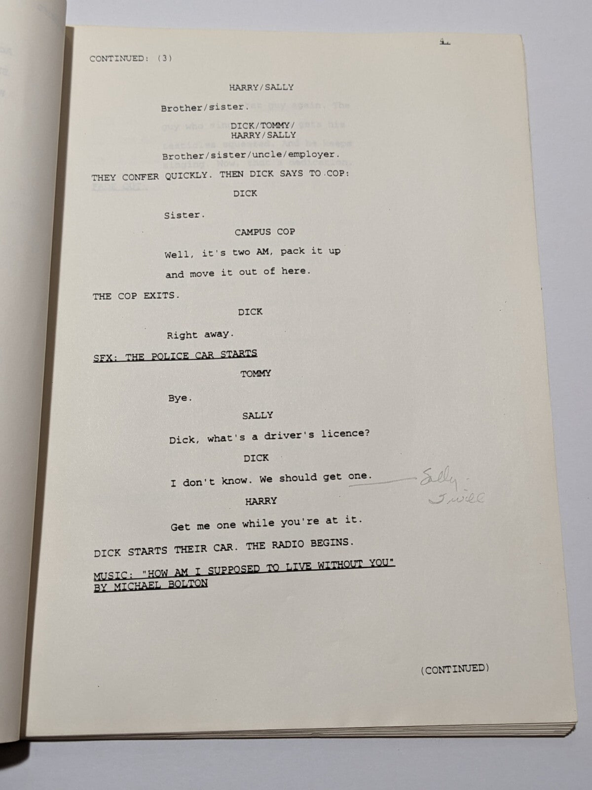 3rd Rock from the Sun First Draft Script “Truth or Dick” TV Sitcom 1995