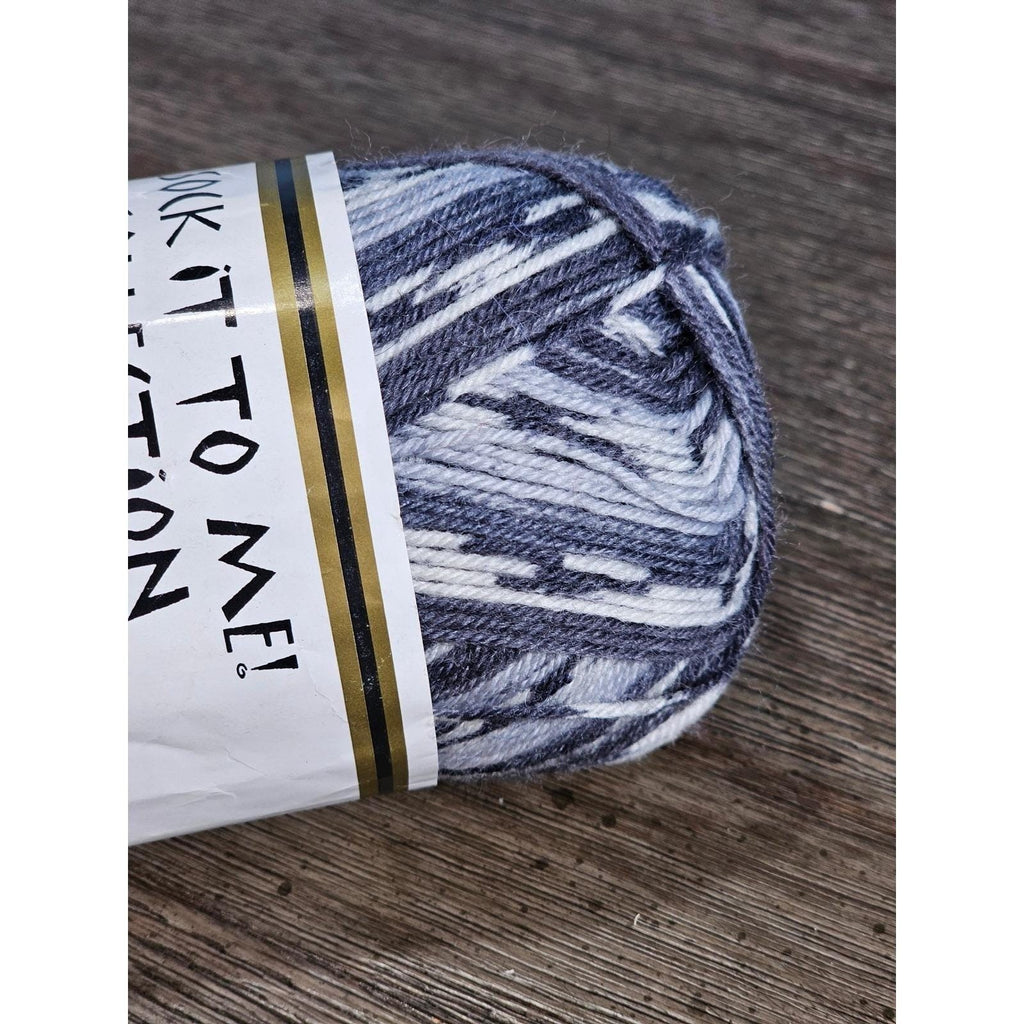 Sock It To Me Harlequin Gray Sock Yarn Wool Nylon Italy 230 Yards