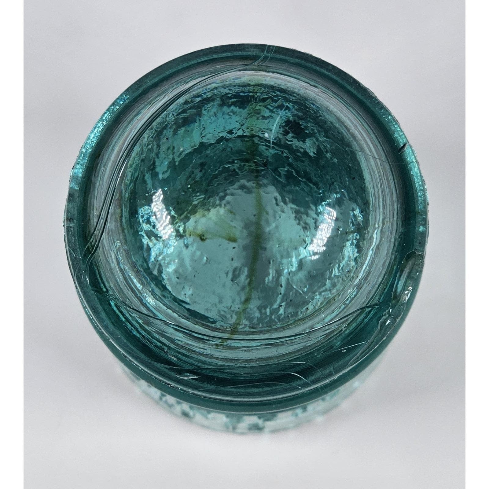 Vintage Hemingray No 12 Glass Insulator Aqua May 2 1893 Patent