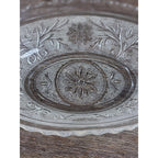 Anchor Hocking Sandwich Glass Oval Serving Bowl Scalloped Edge