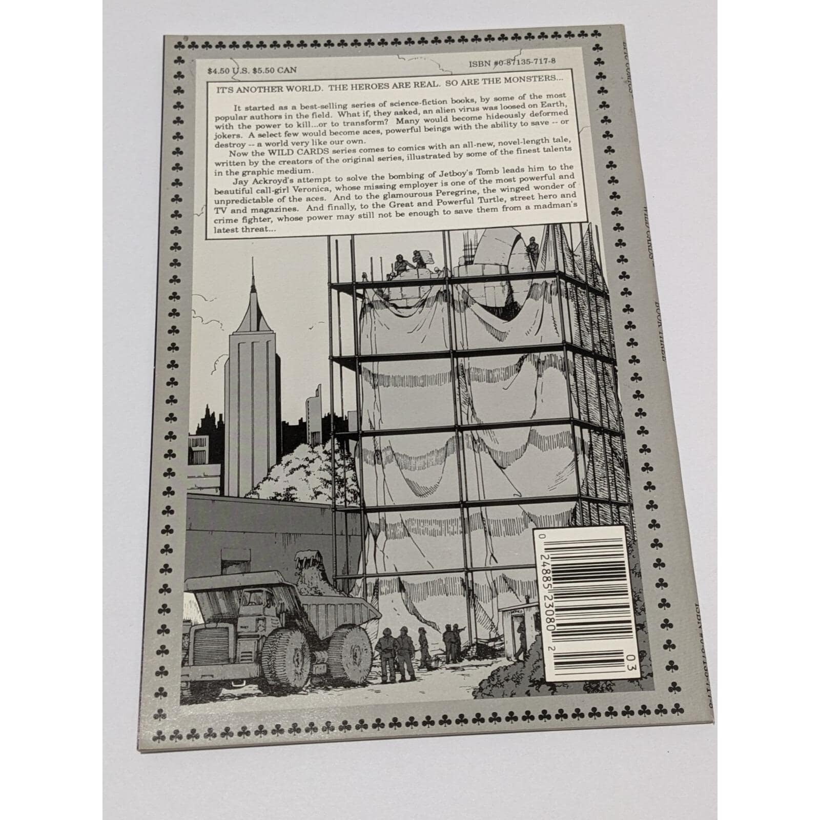 Wild Cards Comic Book Epic Comics 1990 George RR Martin