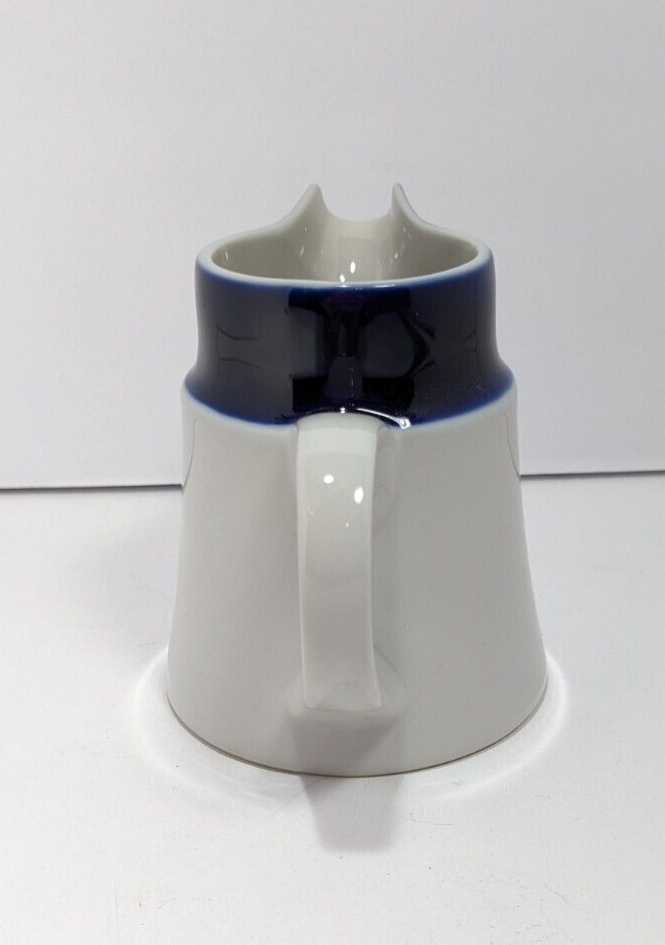 Vintage Noritake Stoneware Primastone Fjord Creamer Cobalt Blue