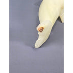 Hand Carved Onyx Dolphin Figurine Natural Stone Dolphin Statue Ocean Decor