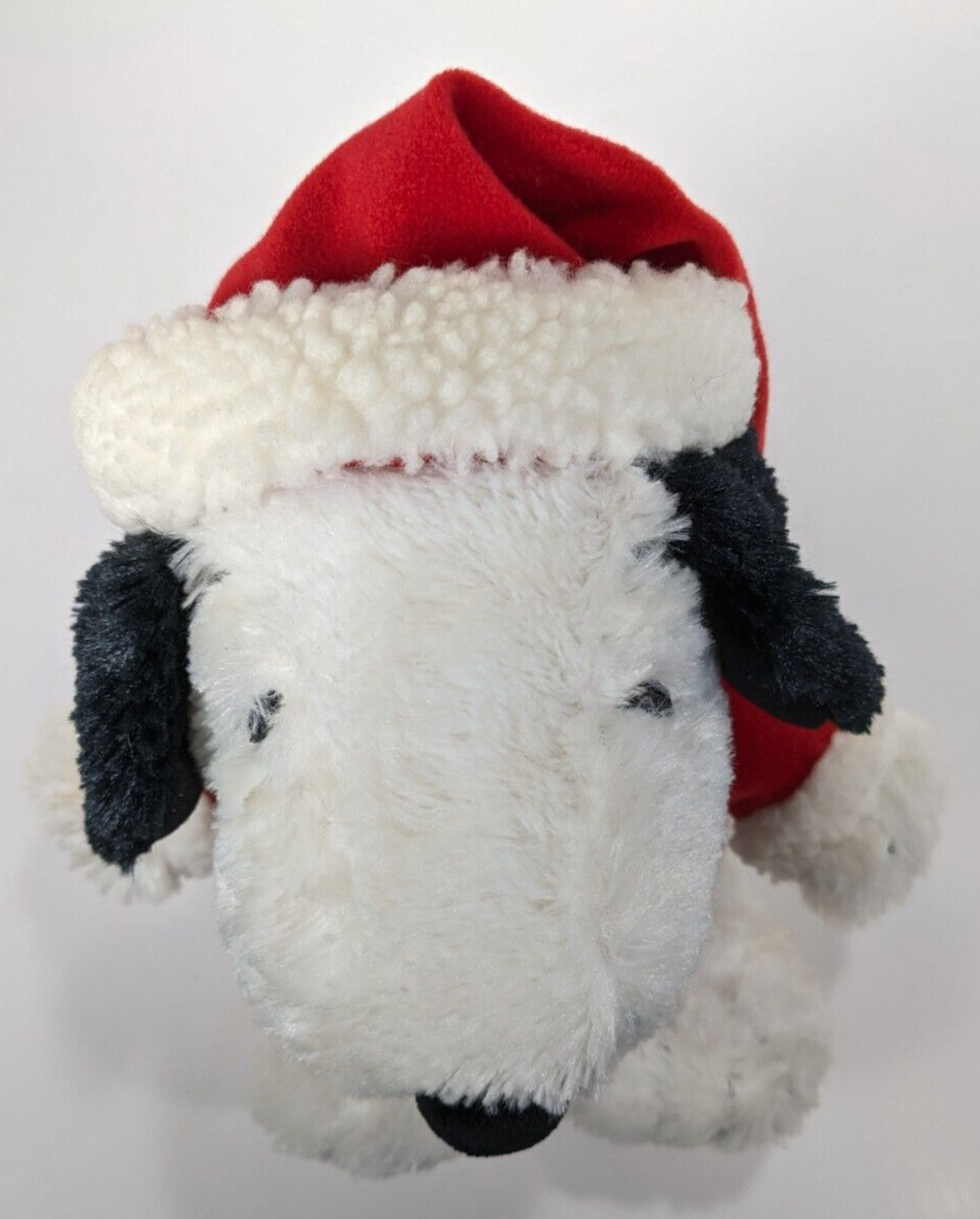 Hallmark Peanuts Christmas Snoopy Plush 10" Fluffy Animal Stuffed Toy