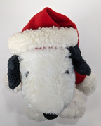 Hallmark Peanuts Christmas Snoopy Plush 10" Fluffy Animal Stuffed Toy