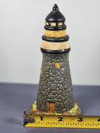 Vintage Ks Collection Blue Rock Lighthouse 6" Tall