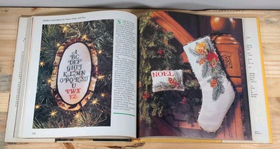 Vintage Cross-Stitch Book Lot — Set of 3 Pattern Books