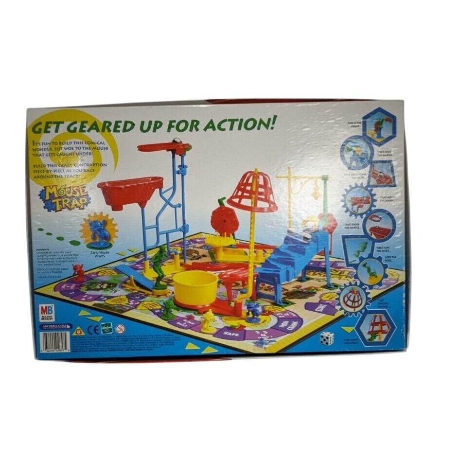Mouse Trap Board Game Hasbro Complete Rube Goldberg Game