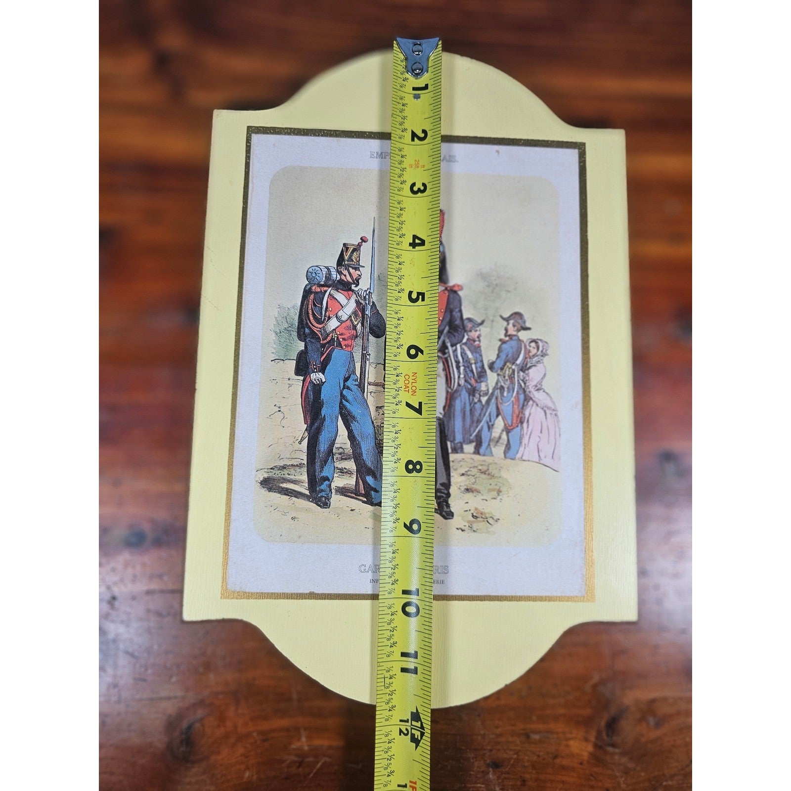 Vintage French Military Uniform Print Garde de Paris 11.5 x 8