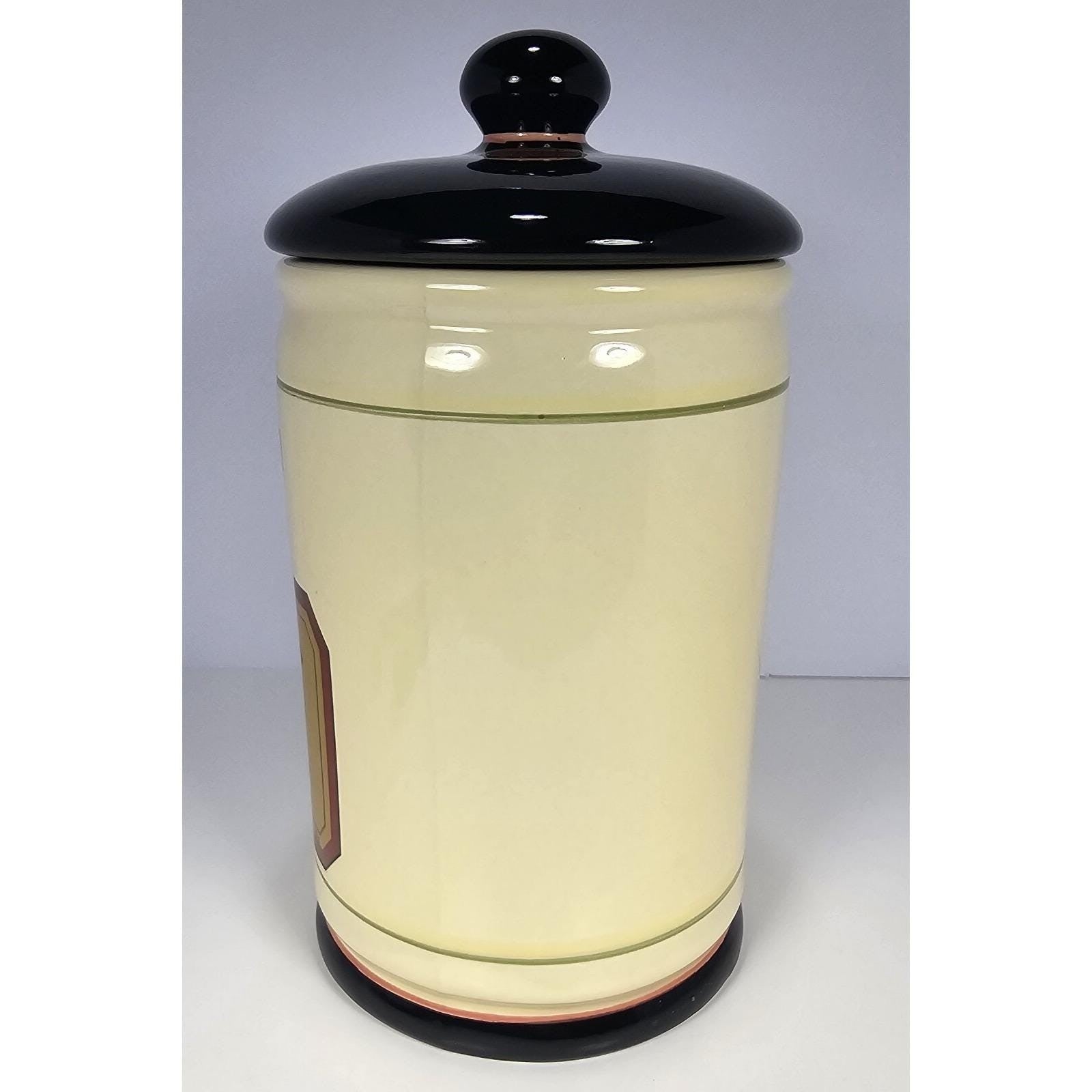 Oggi Chardonnay Canister Lid 7.5x5 Kitchen Storage Jar