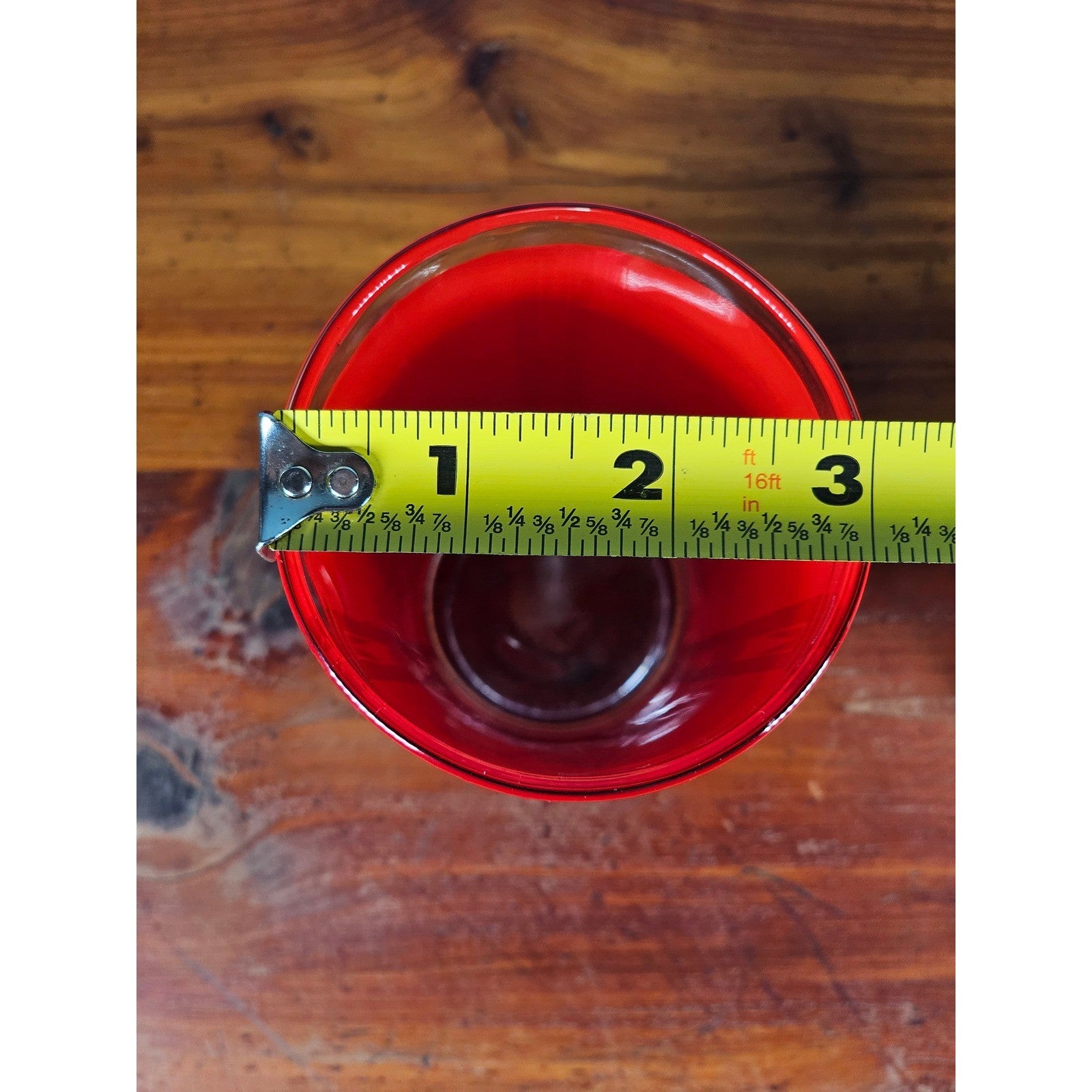 Vintage Red Asian Dancer Gold Glasses Set of 2 Tall Drinking Tumblers