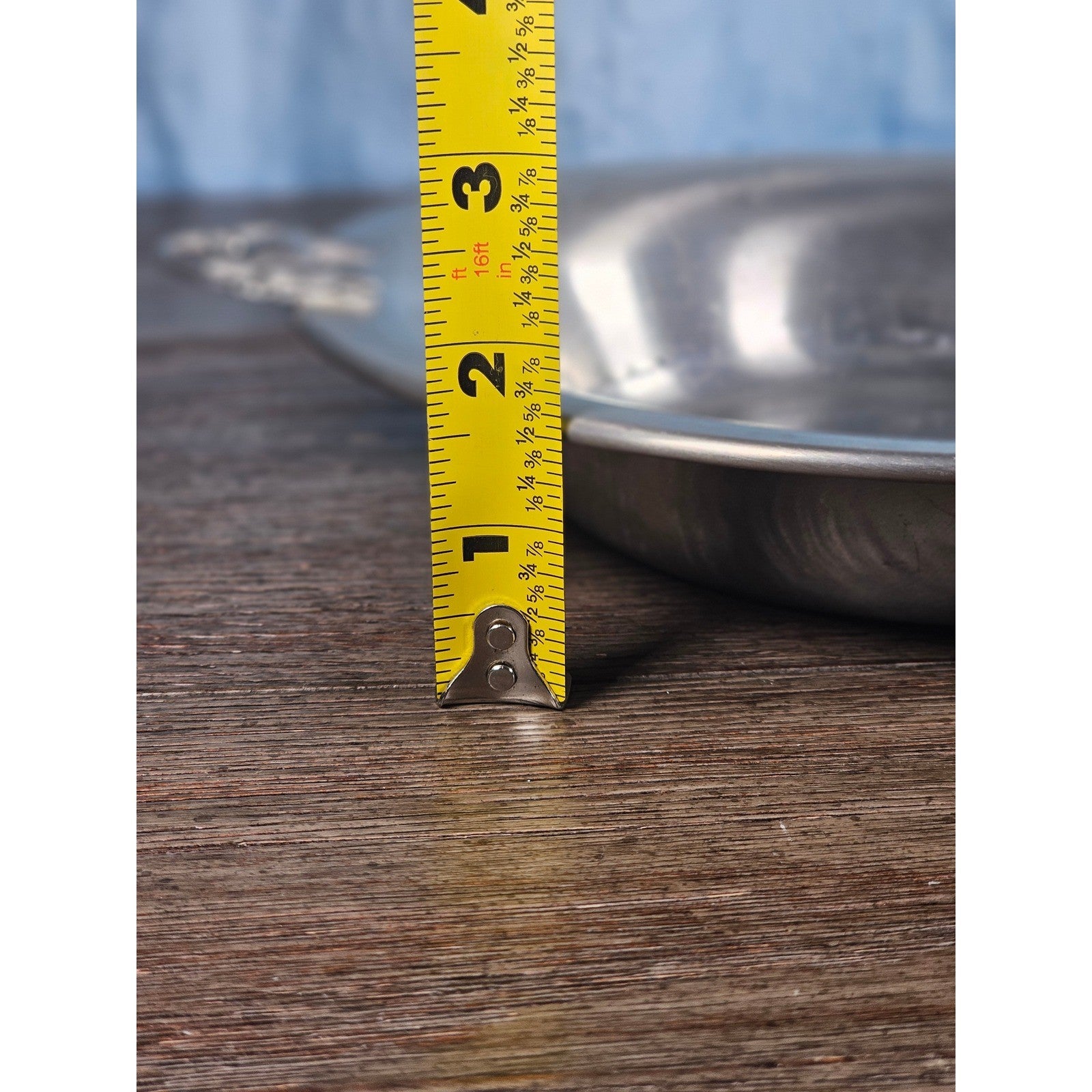 Vintage Italian Pewter Bowl with Decorative Handles, Bania Italy, 11 Inch