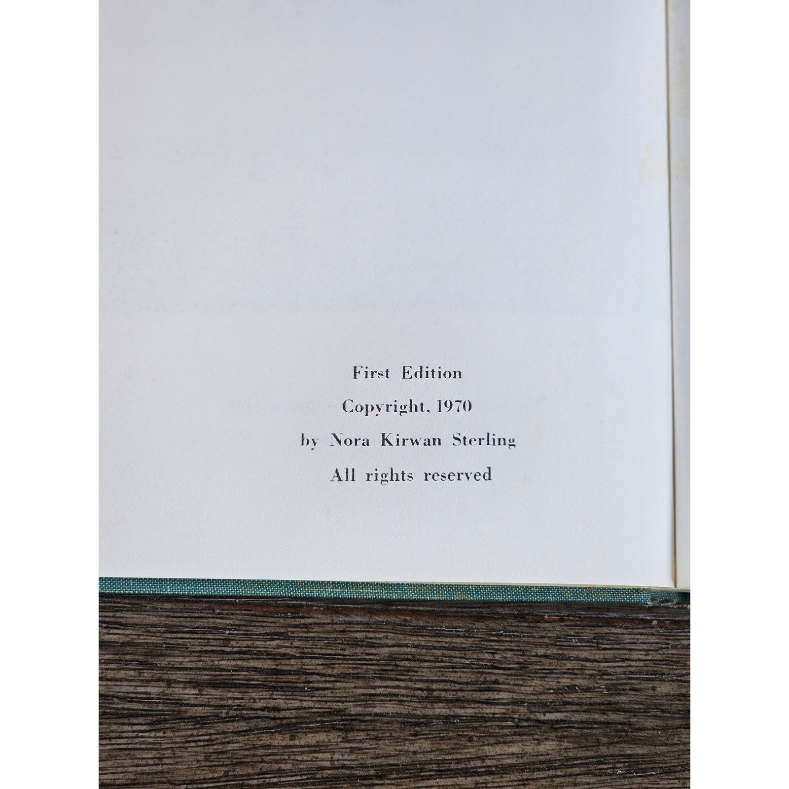 A Reed in the Wind 1970 First Edition Nora Kirwan Sterling HC