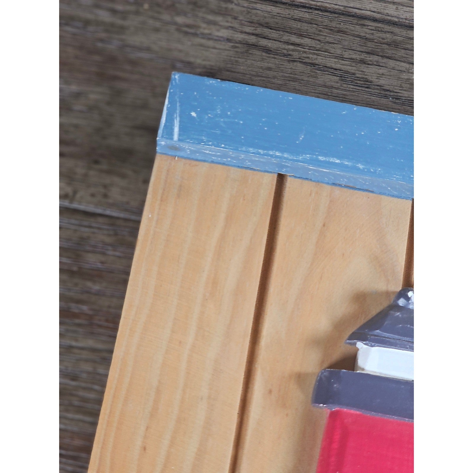 Rustic Wooden Lighthouse Wall Decor Nautical Coastal Accent 12 x 7.5