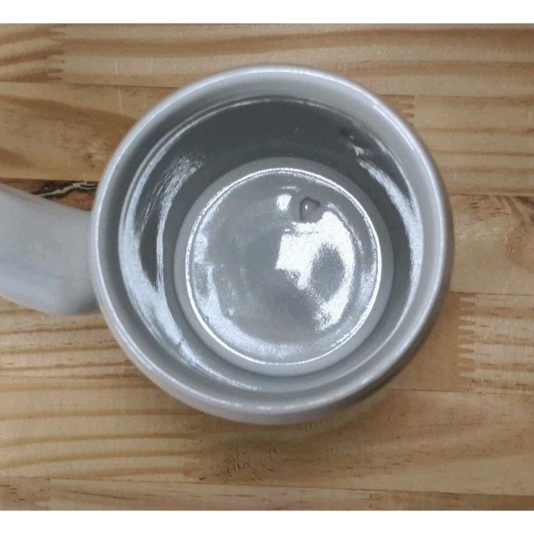 Vintage Gerz West Germany White Beer Stein Sculptural Hand Handle