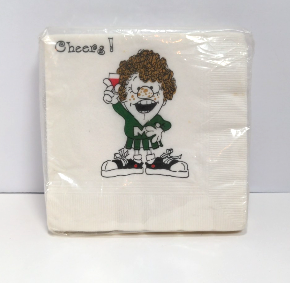 Vintage Reed's Paper "CHEERS!" Napkins - 24 count
