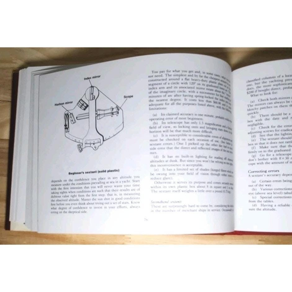 Yacht Navigations by John O. Coote 1989 Hardcover Inscribed Nautical Book