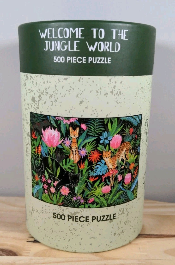 Welcome to the Jungle World 500 Piece Jigsaw Puzzle with Poster New