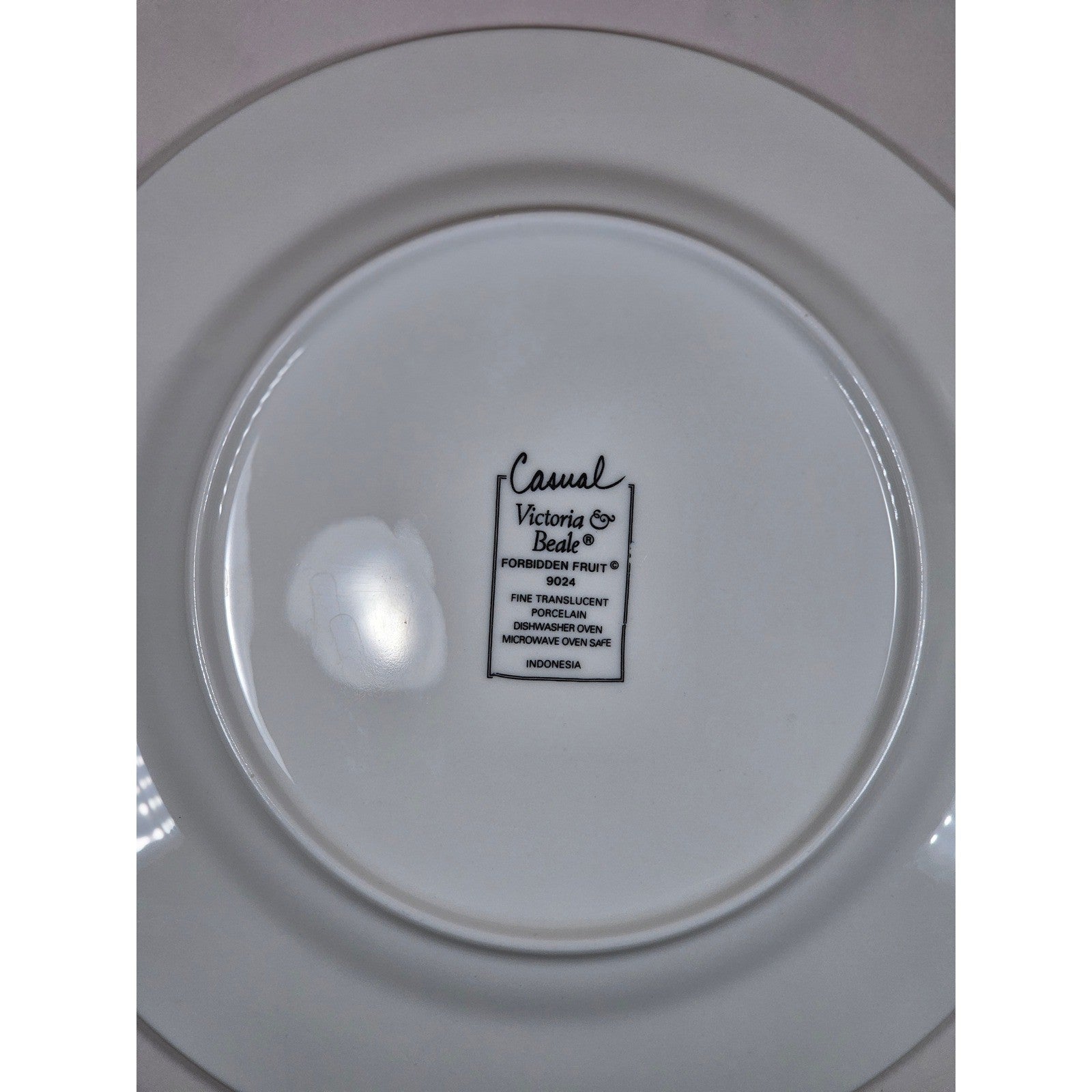 Casual Victoria & Beale Forbidden Fruit Salad Plate 7 5/8" Vintage