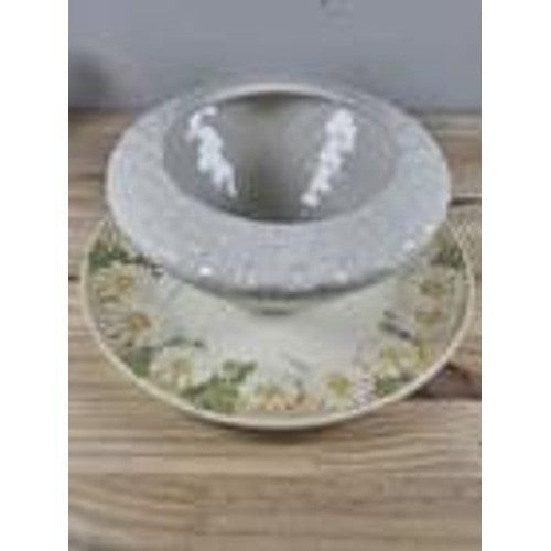 Metlox Poppytrail Daisy Gravy Creamer Cup Set California
