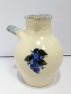Stoneware Vase With Blueberries