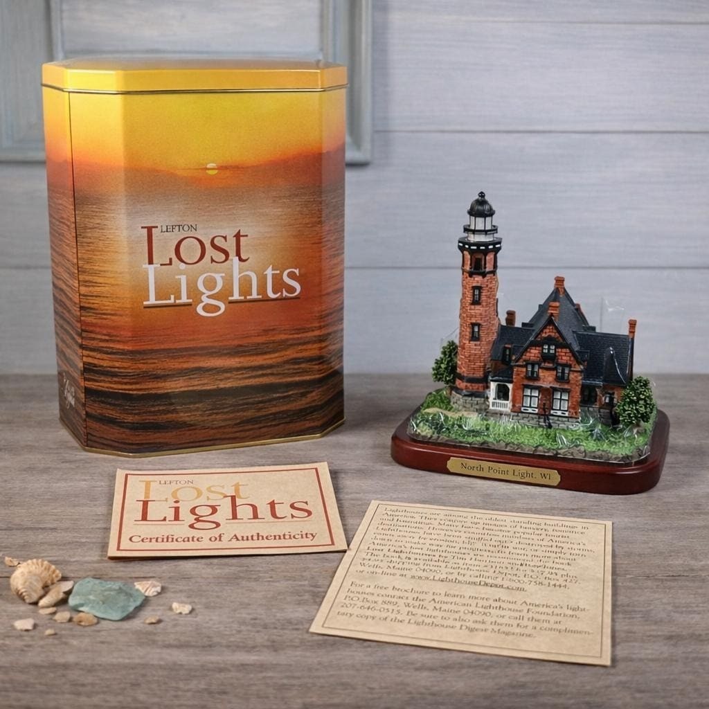 Lefton Cleveland Lighthouse Lost Lights w/ Box COA