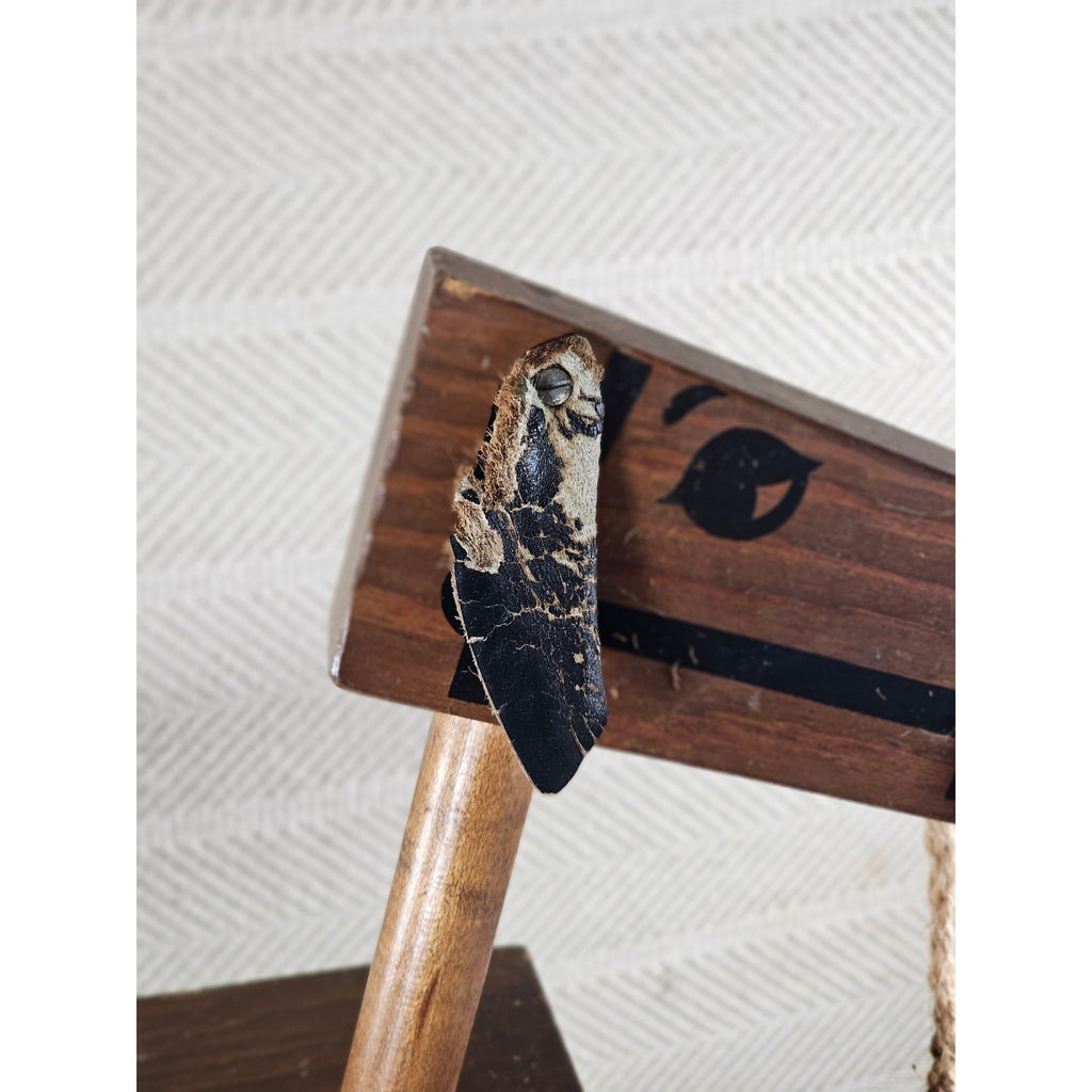 Colonial Wood Products Rocking Horse USA Rustic Nursery Decor