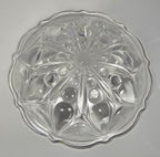 Set of 2 Anchor Hocking Footed Teardrop  Dot #920 Bowl 1960s