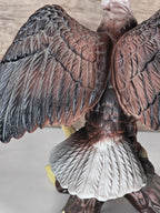 Vintage Bald Eagle Figurine – Majestic Resin Sculpture – 6¼” Tall