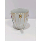 Ucagco Mini Tea Cup Occupied Japan Floral Gold Trim