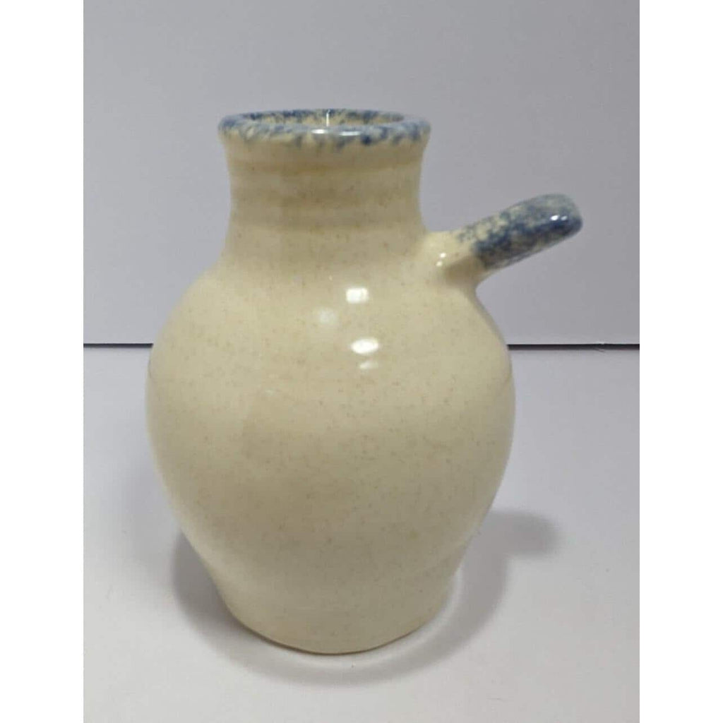 Stoneware Vase Blueberry Design Rustic Ceramic Vase
