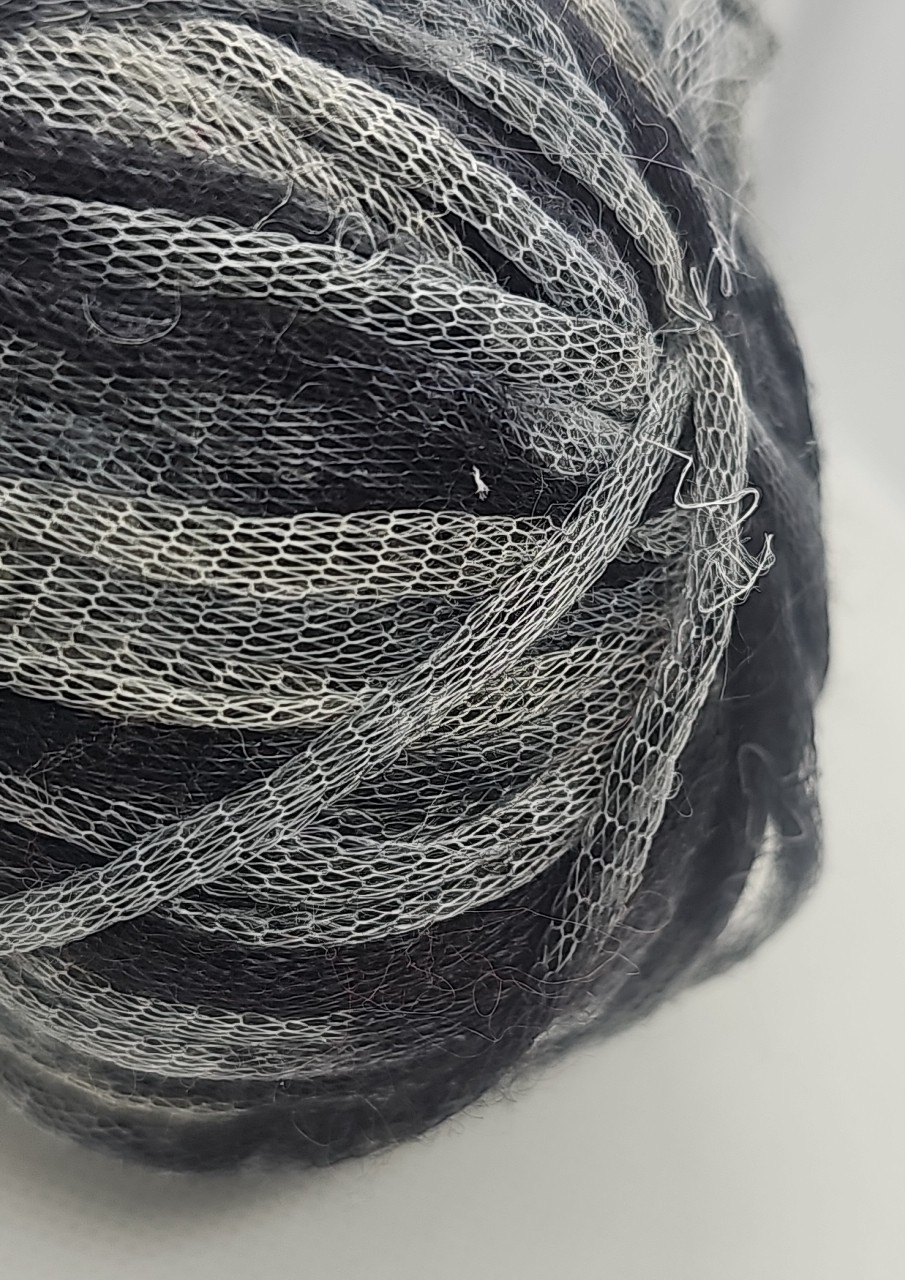 Katia DOLBY Yarn  Color#555-Black & Gray 50g/137yds Wool Blend