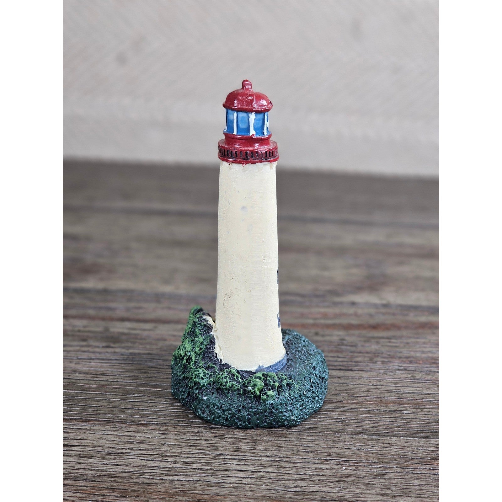 Mini Resin Lighthouse Figurine Coastal Nautical Decor Small Lighthouse