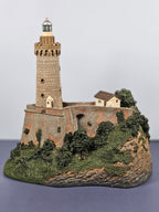 Danbury Mint Portoferráio Lighthouse Sculpture 5.5" Tall From Historic Internati