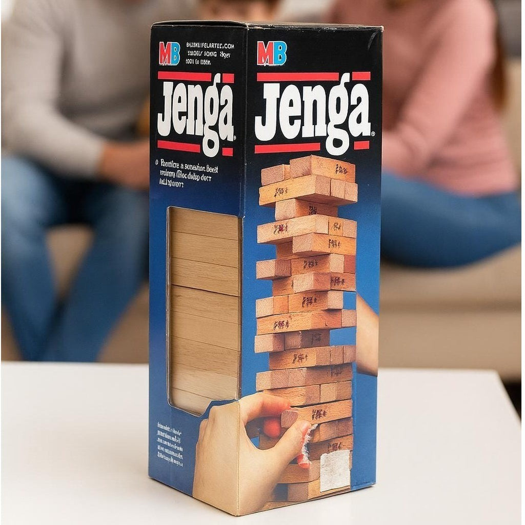 1986 Jenga Game Complete 54 Blocks Milton Bradley USA