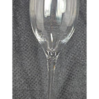 Vintage Crystal Wine Glass Clear Stemmed Barware 6.5"