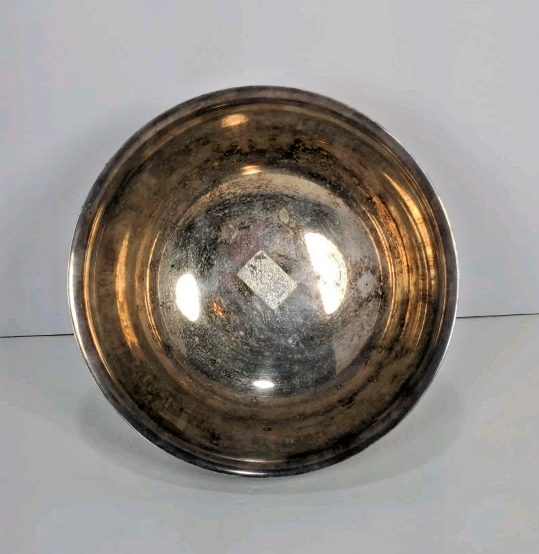 Vintage Webster Wilcox International Silver Co Silver-Plated Oval Bowl 4″×7″