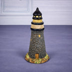 KS Collection Lighthouse Figurine Rock Texture Coastal Decor