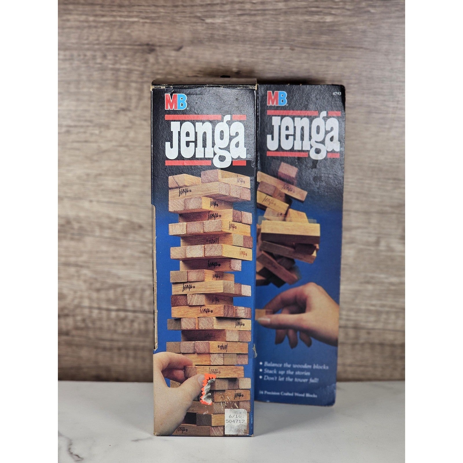1986 Jenga Game Complete 54 Blocks Milton Bradley USA