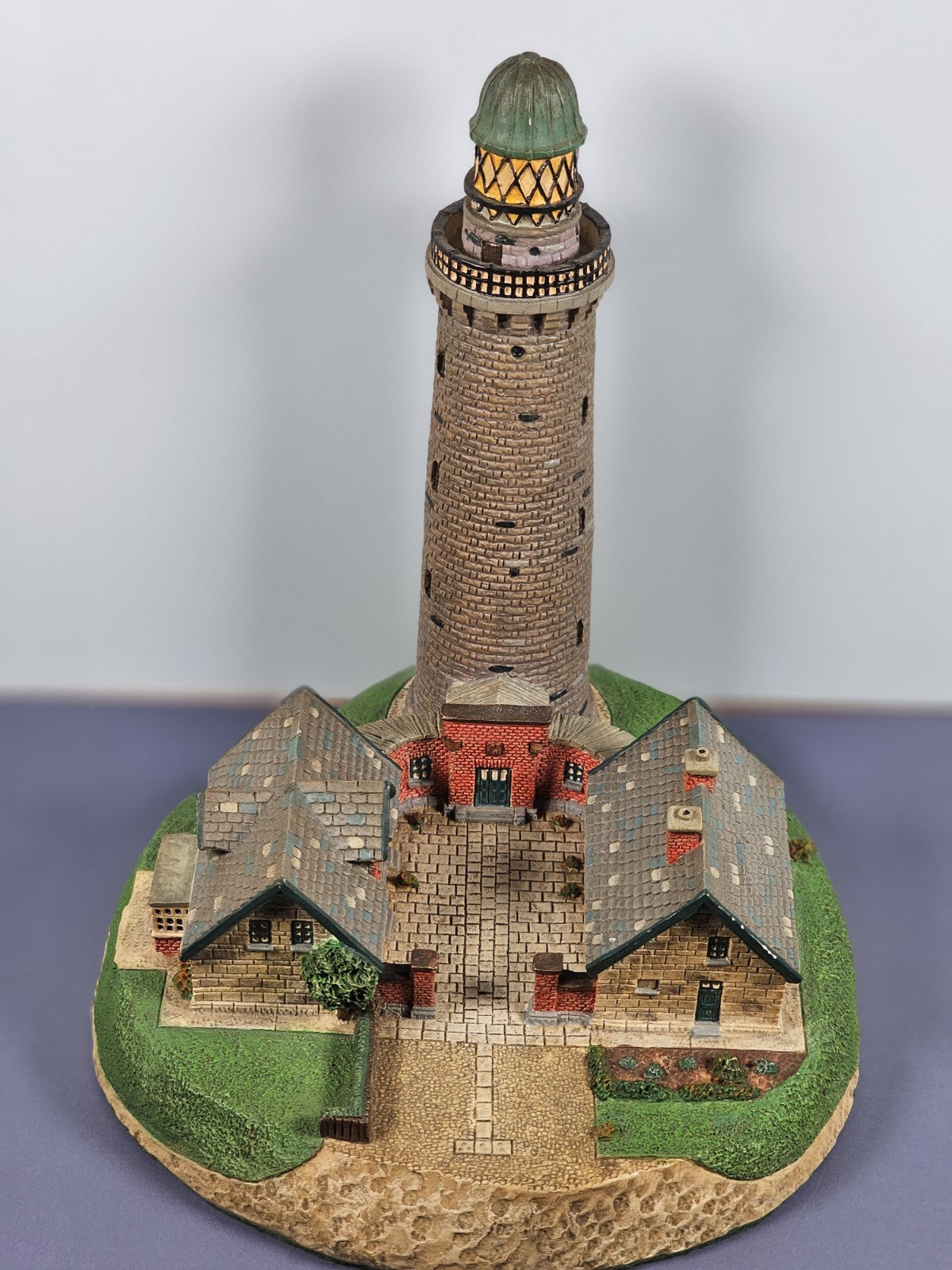 Lodbjerg Lighthouse Western Jutland Denmark The Danbury Mint 1994 Sculpture
