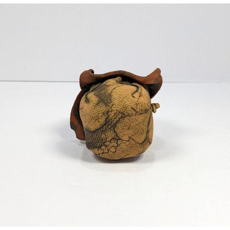 Handmade Terracotta Bird Figurine Folk Art Rustic Home Decor