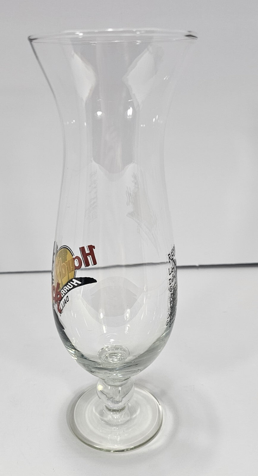 Hard Rock Café Hurricane Glass Dallas 10" Tall