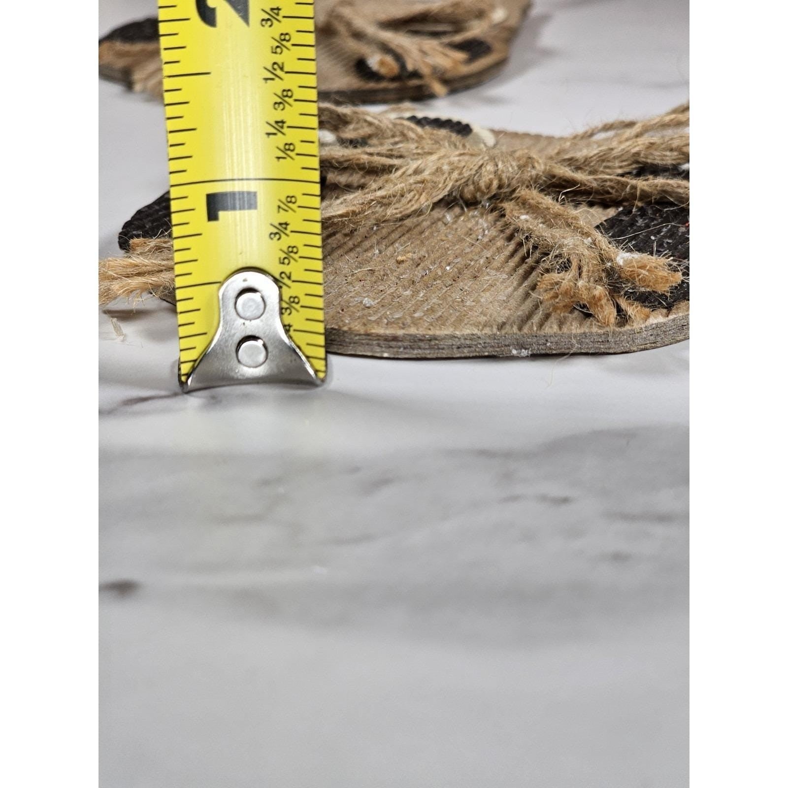 Set of 3 Woodland Owl Christmas Ornaments Rustic Cardboard Holiday Decor