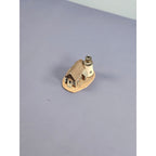 Vintage Lighthouse Thimble Miniature Coastal Souvenir – Chipped Roof